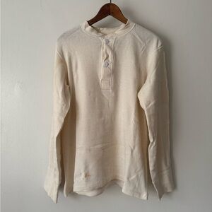 Vintage US Military Long Sleeve Henley Shirt